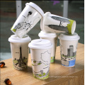 hot sale kids travel mugs with silicon sleeve